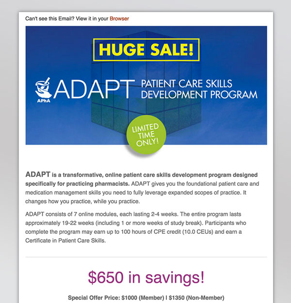 ADAPT email