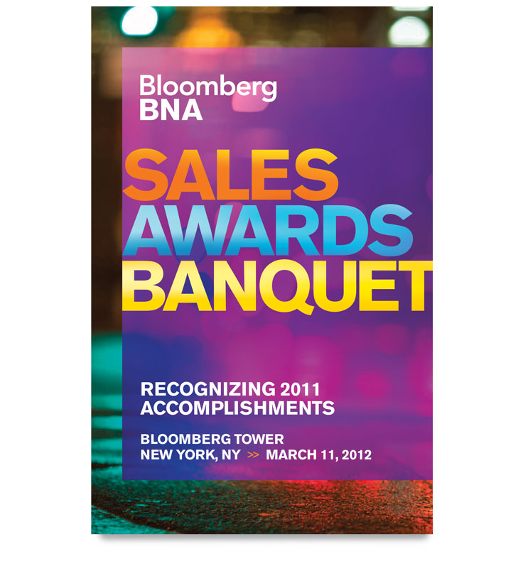 Awards program cover