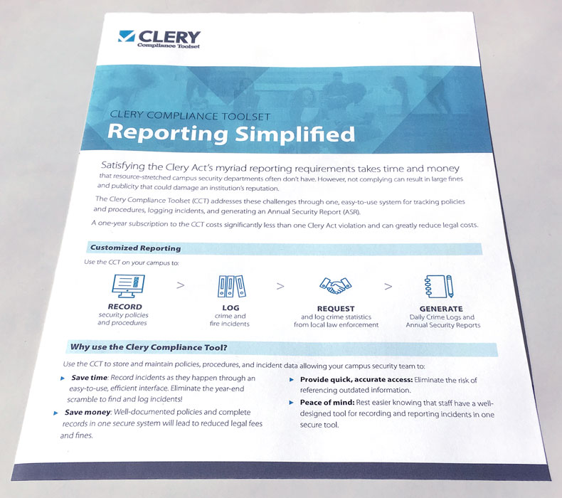 Compliance Tool flyer